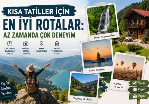 Kısa Tatiller İçin En İyi Rotalar: Az Zamanda Çok Deneyim