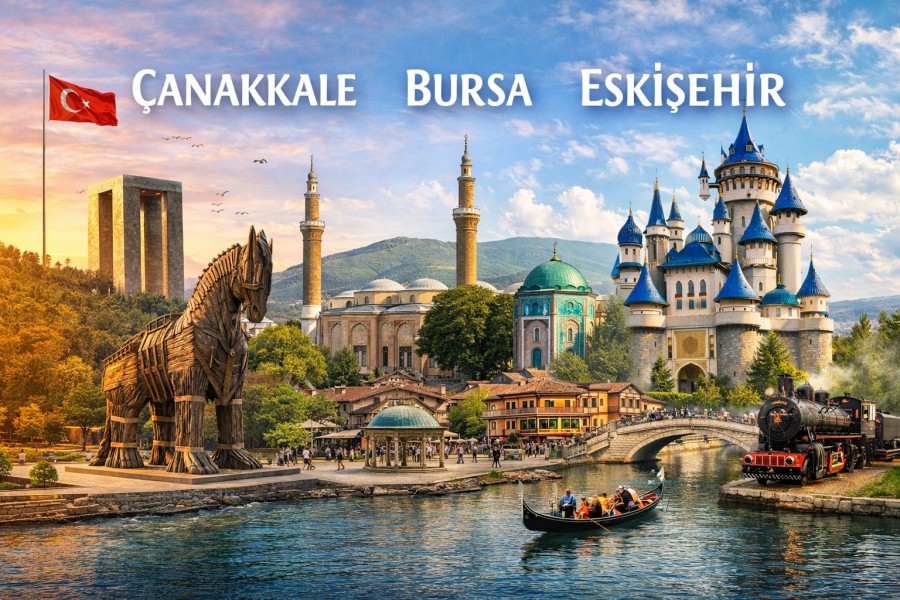 Eskişehir-Bursa-Çanakkale Turu