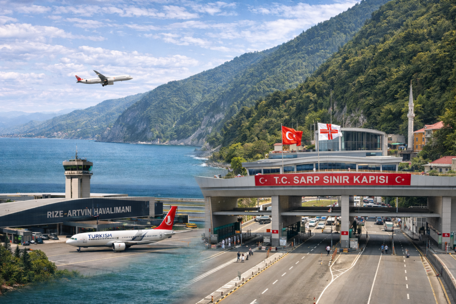 Rize Havalimanı - Sarp Kapı Transfer