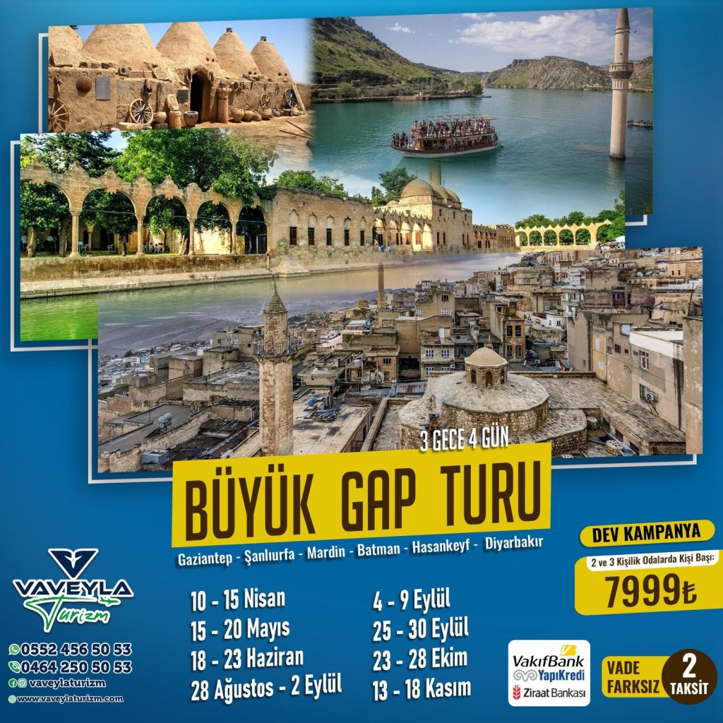 Rize Trabzon Çıkıslı Gap Turu